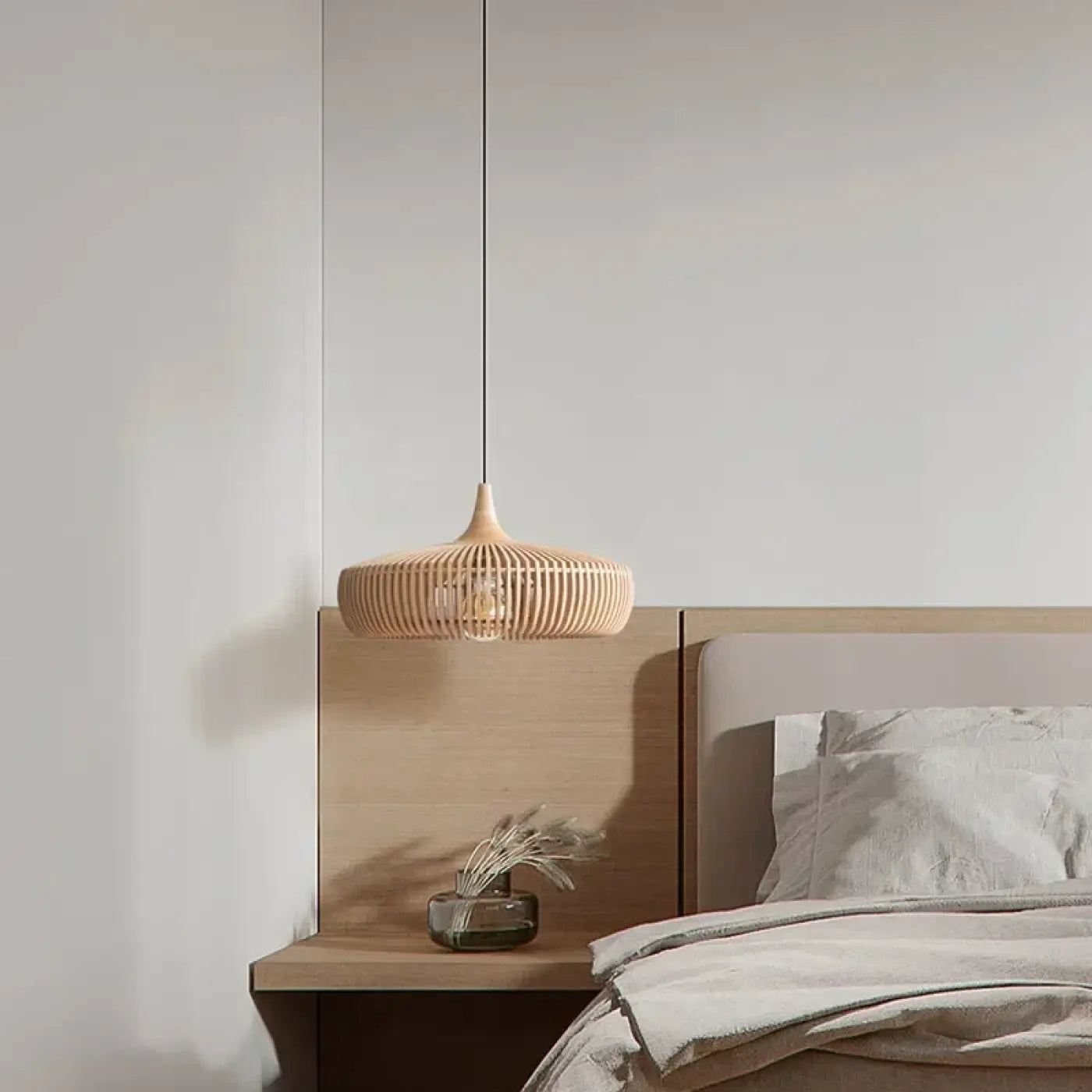 Suspension Luminaire Moderne en Bois - Natir