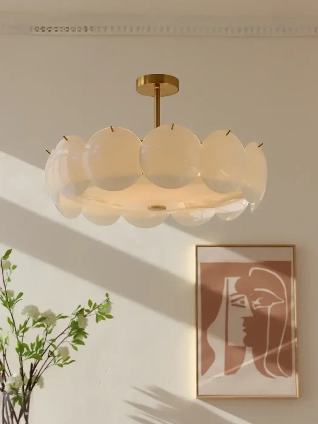 Suspension Luminaire Moderne en Verre - Moni