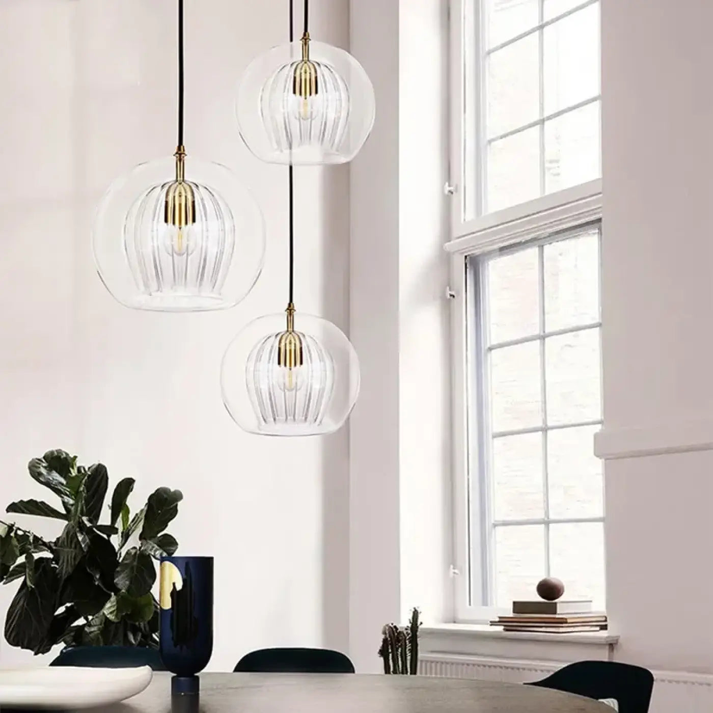 Suspension Luminaire Moderne en Verre - Lovu