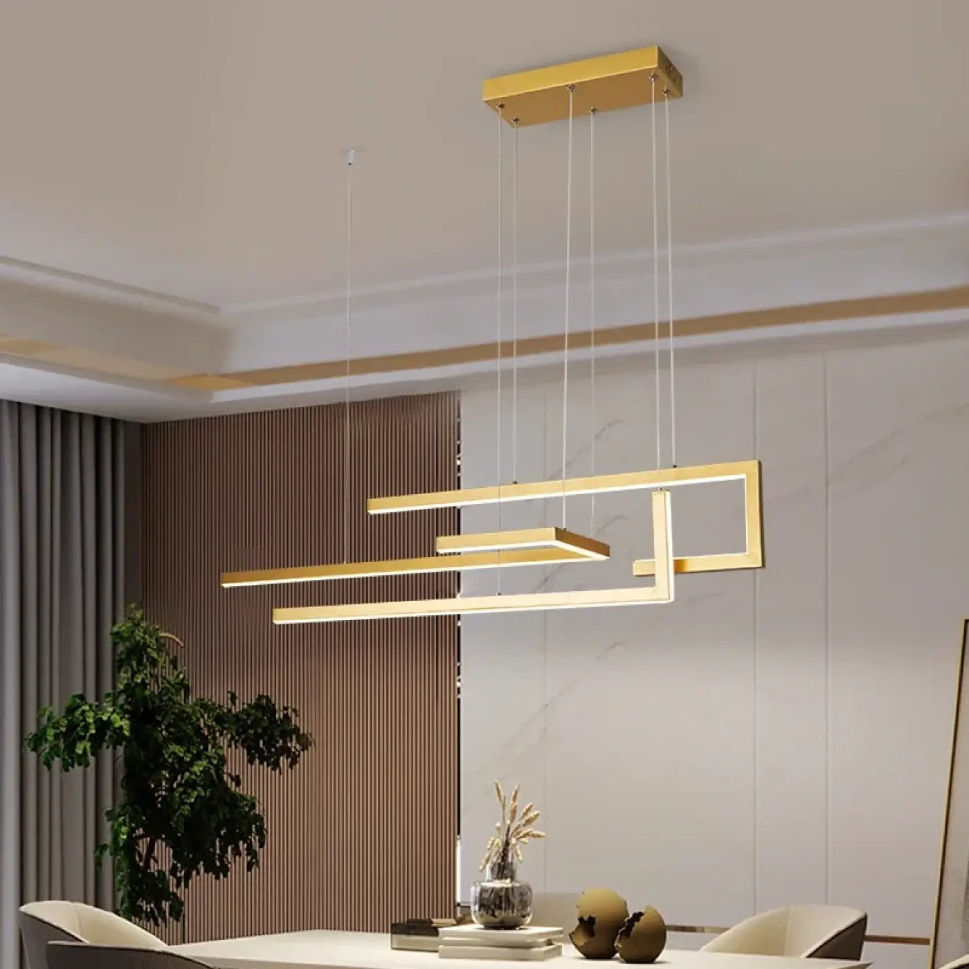 Suspension Luminaire Moderne en Metal - Amiby