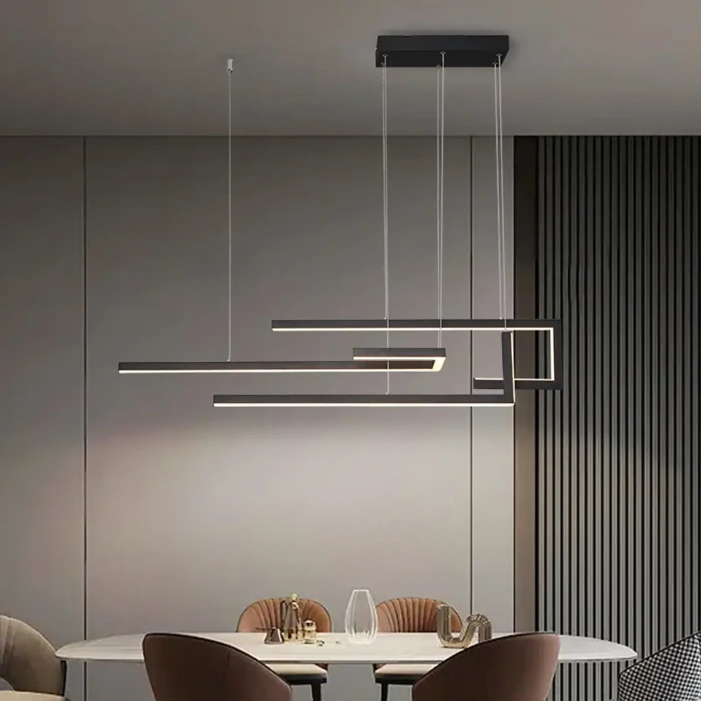 Suspension Luminaire Moderne en Metal - Amiby