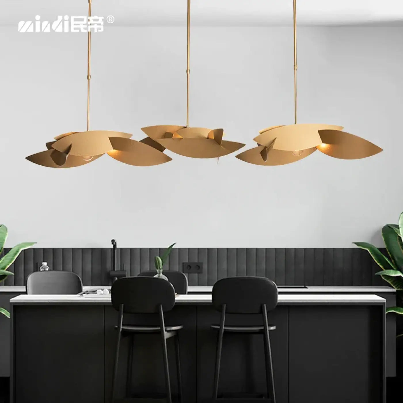 Suspension Luminaire Moderne en Metal - Tura