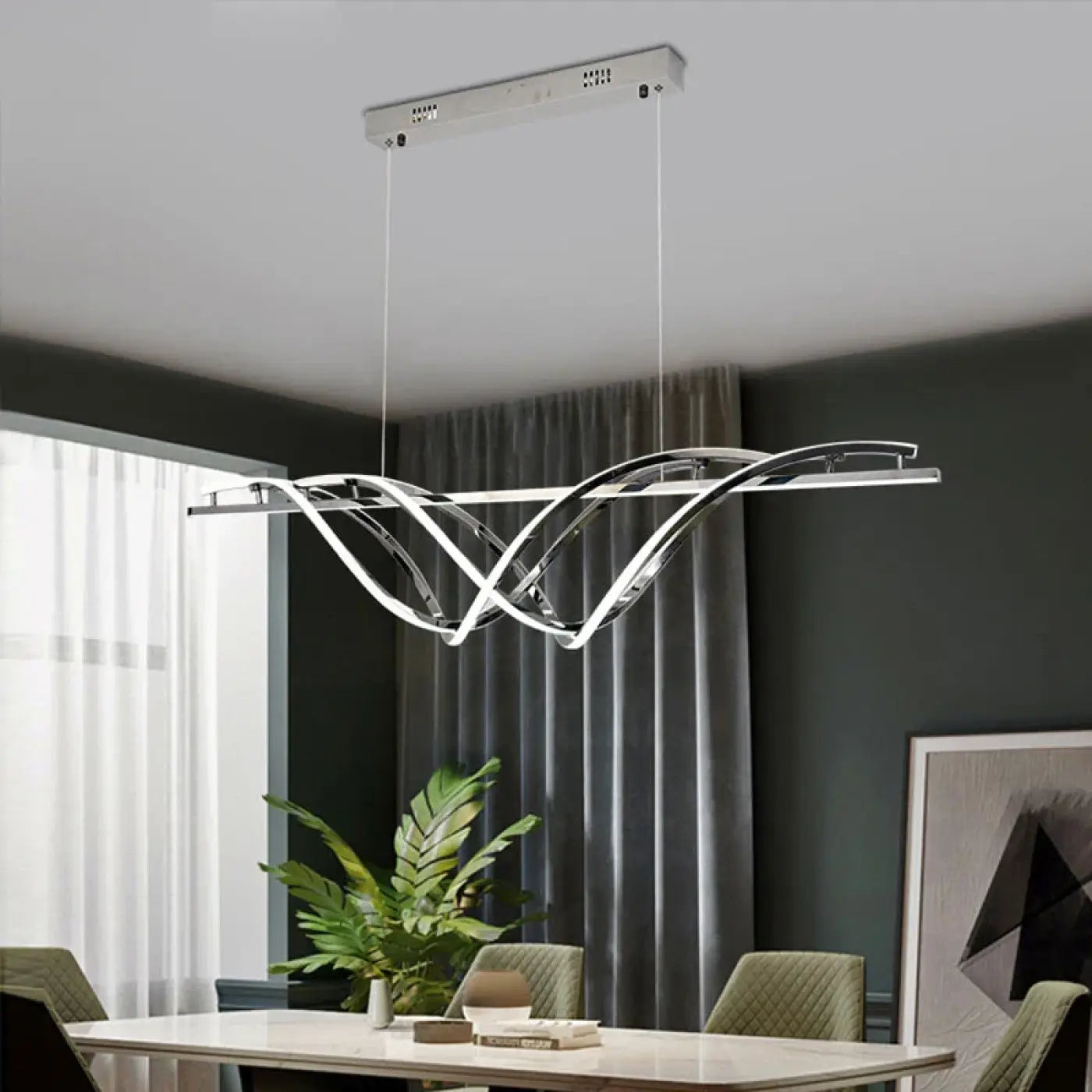 Suspension Luminaire Moderne en Metal - Lugey