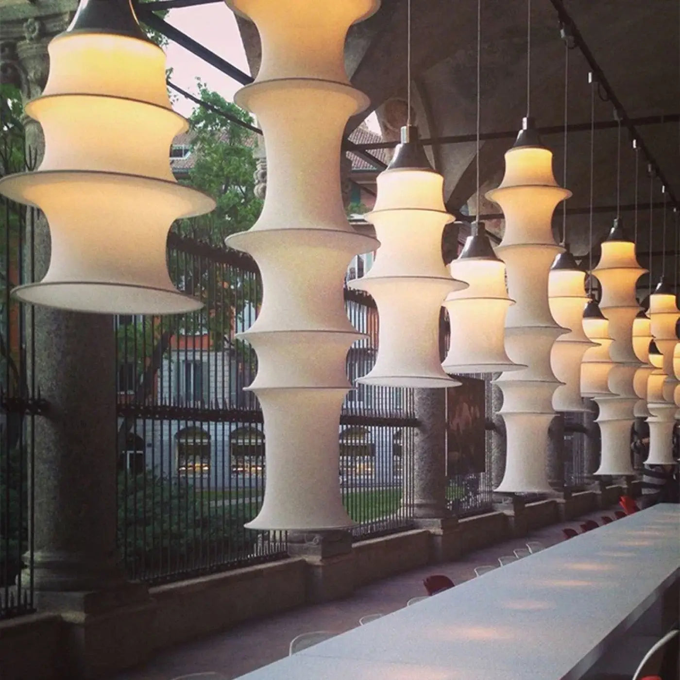 Suspension Luminaire Moderne en Tissu - Hurie