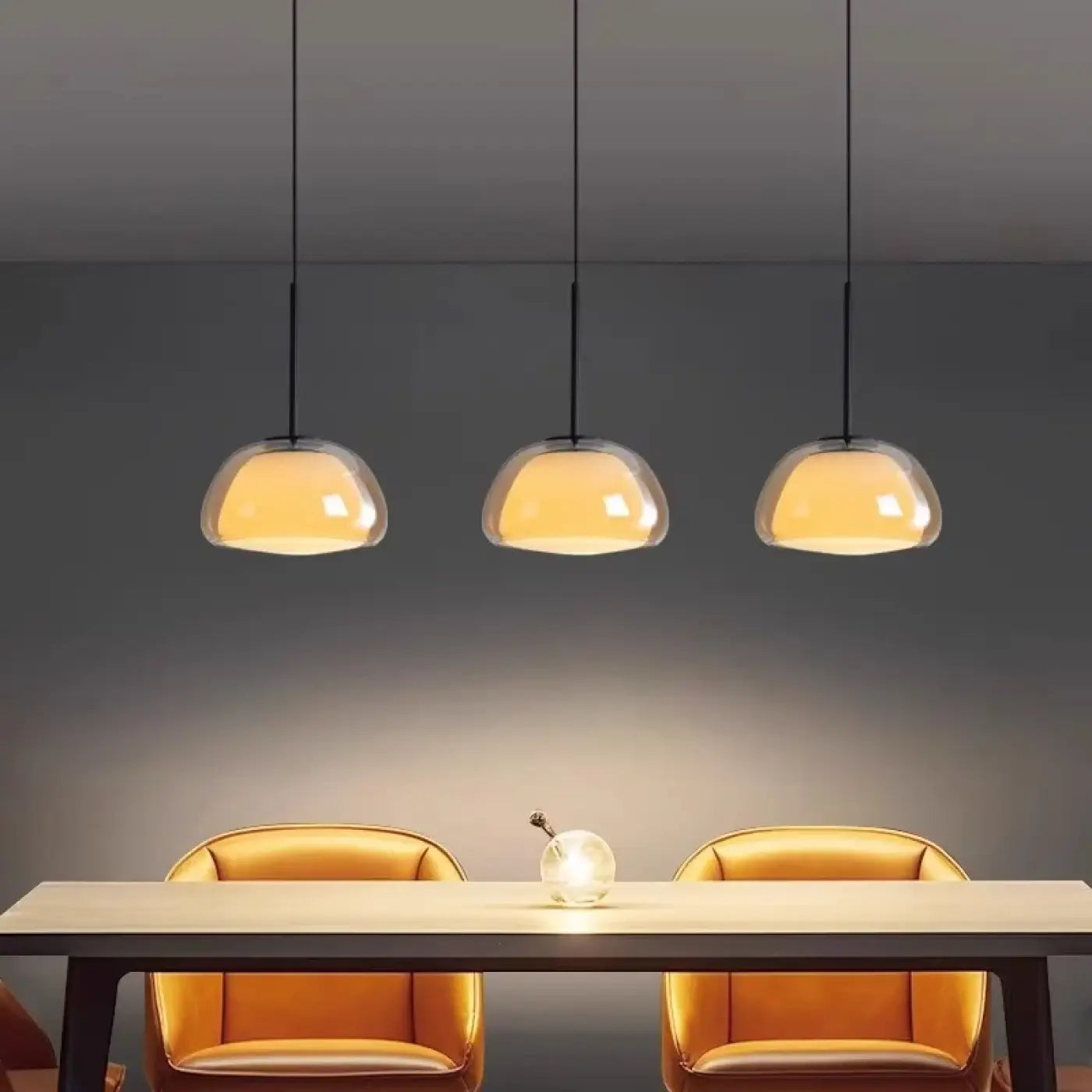 Suspension Luminaire Moderne en Verre - Joela