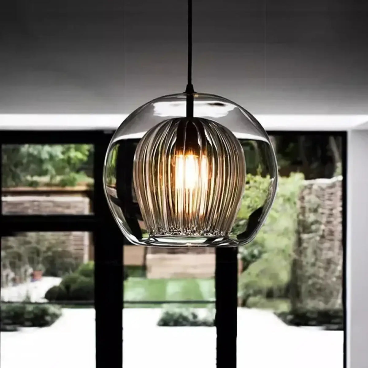 Suspension Luminaire Moderne en Verre - Valle