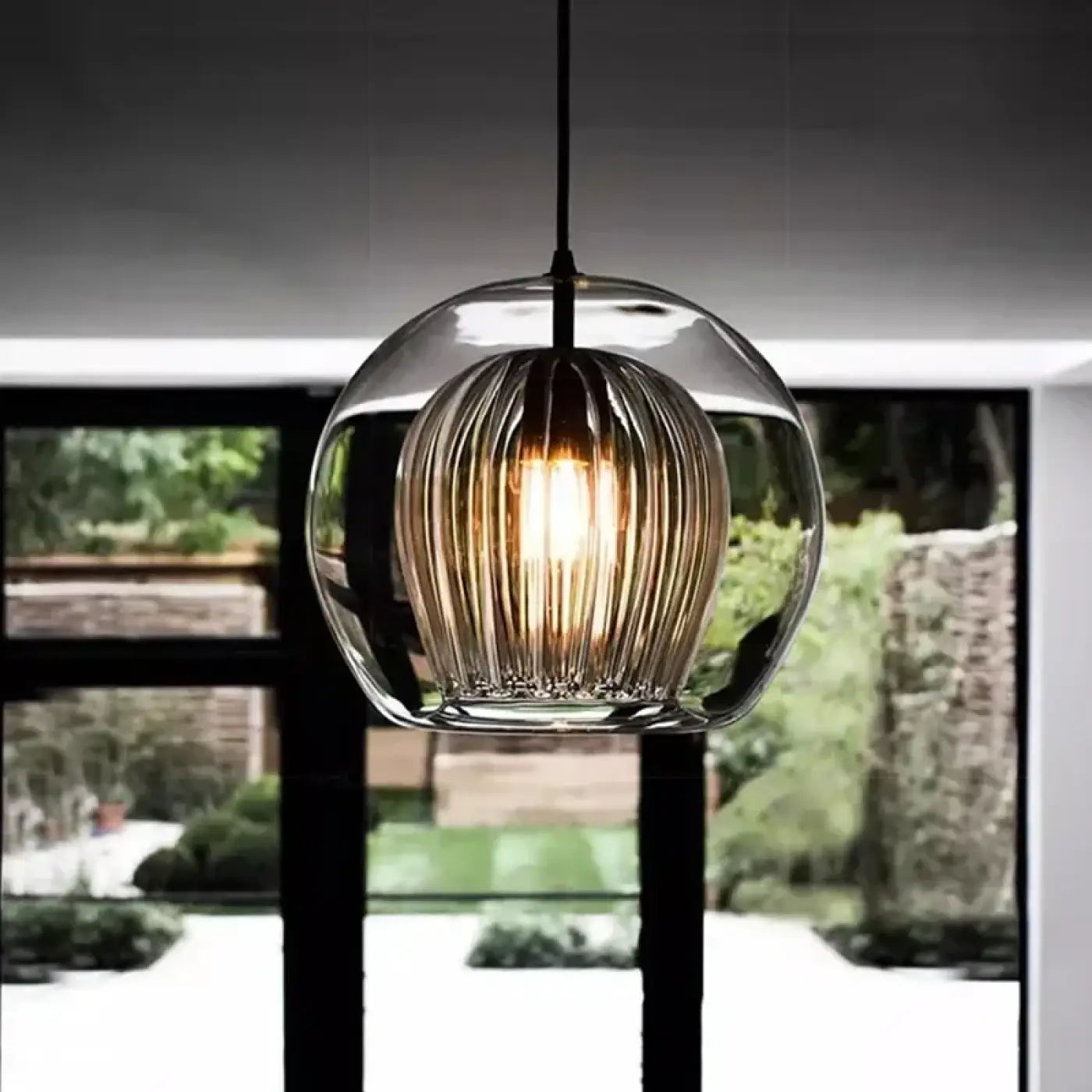Suspension Luminaire Moderne en Verre - Valle