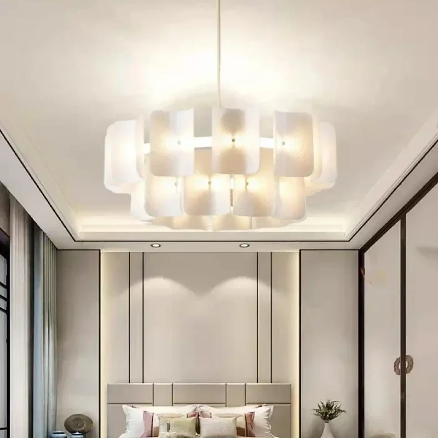Suspension Luminaire Moderne en Verre - Veco
