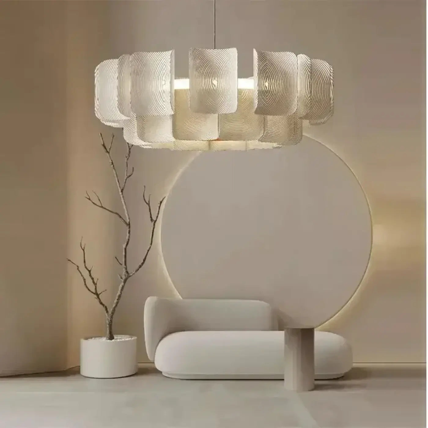 Suspension Luminaire Moderne en Verre - Veco