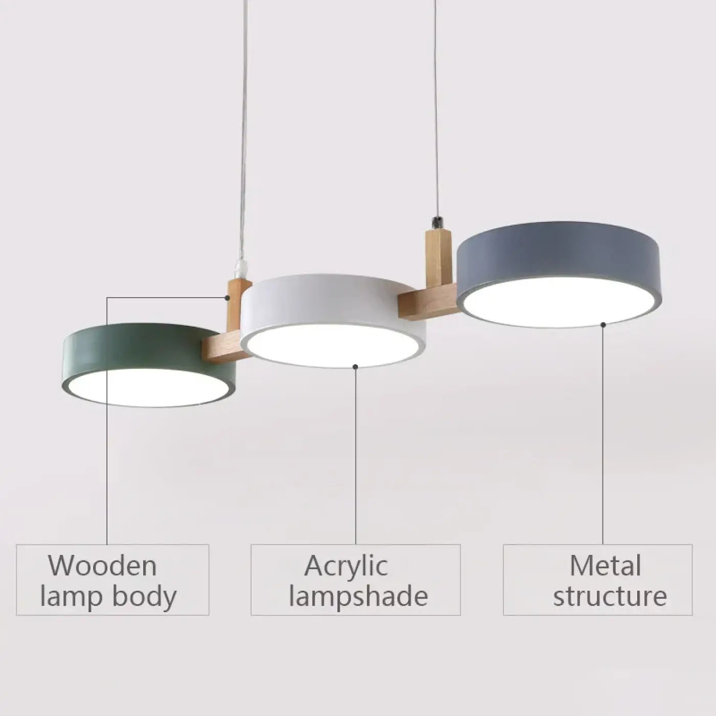 Suspension Luminaire en Bois - Trocilore