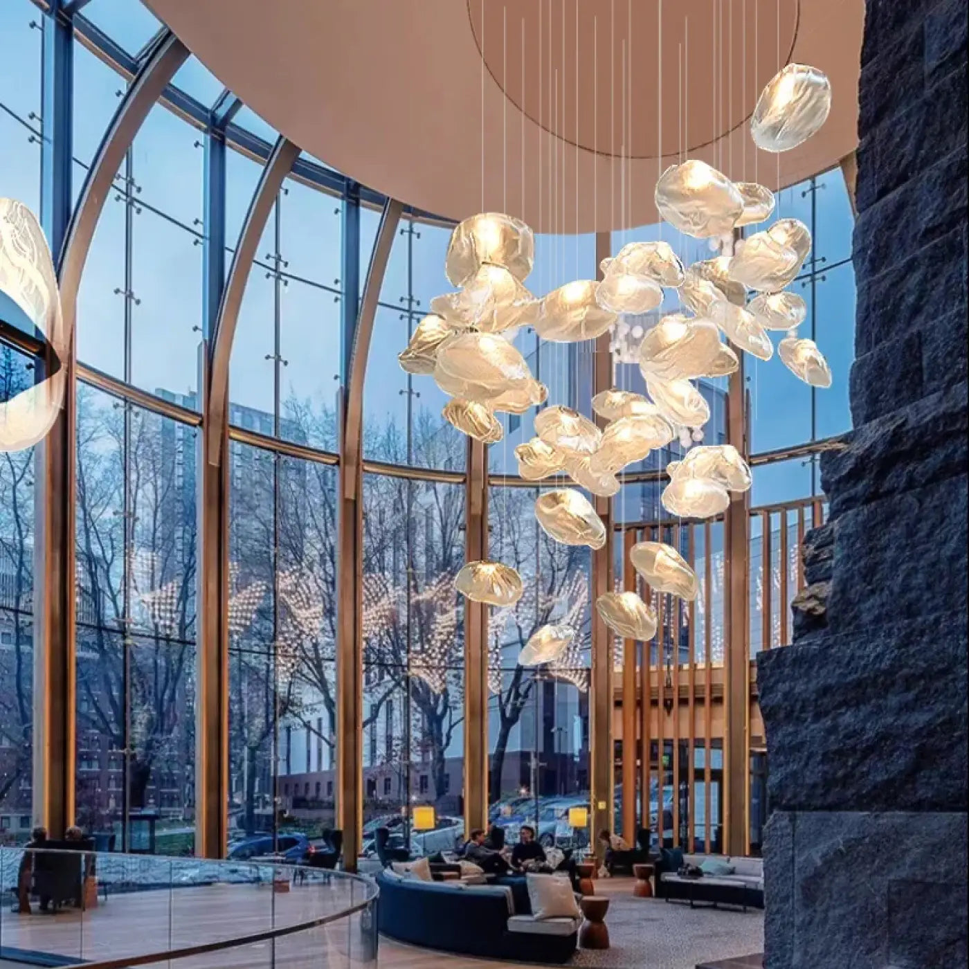 Suspension Luminaire Design en Verre - Karijat