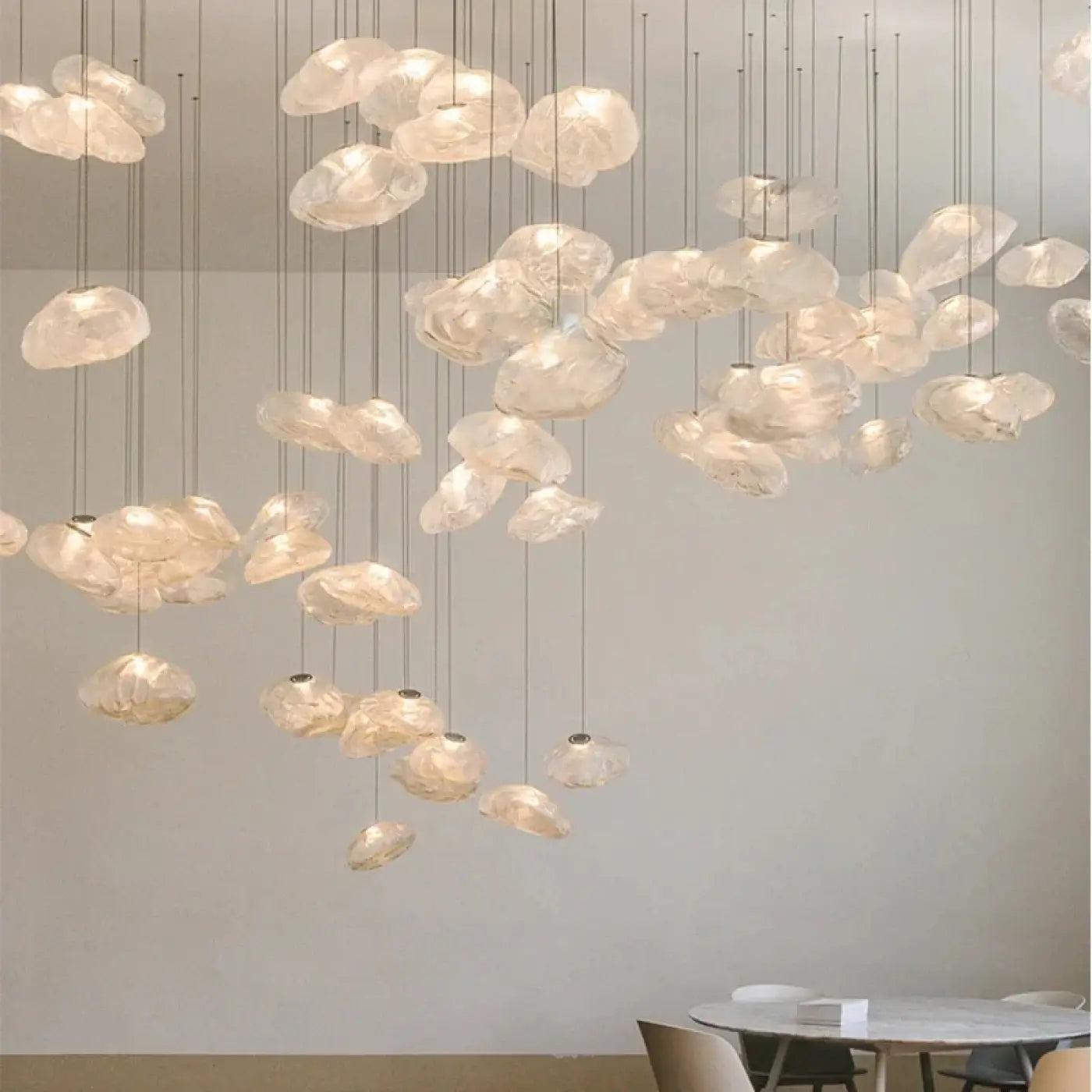 Suspension Luminaire Design en Verre - Nuas