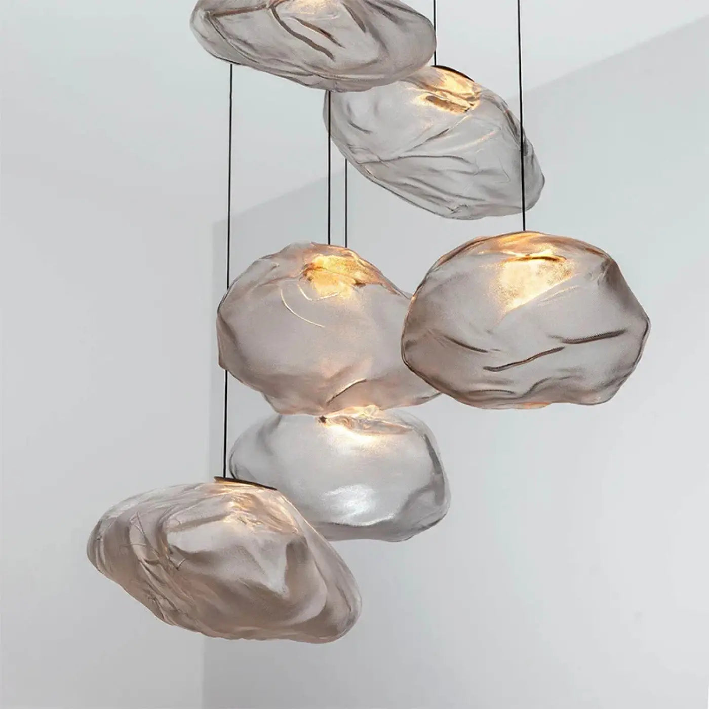 Suspension Luminaire Design en Verre - Nuas