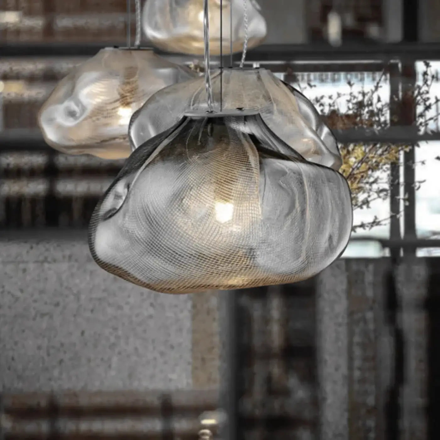 Suspension Luminaire Design en Verre - Nuas