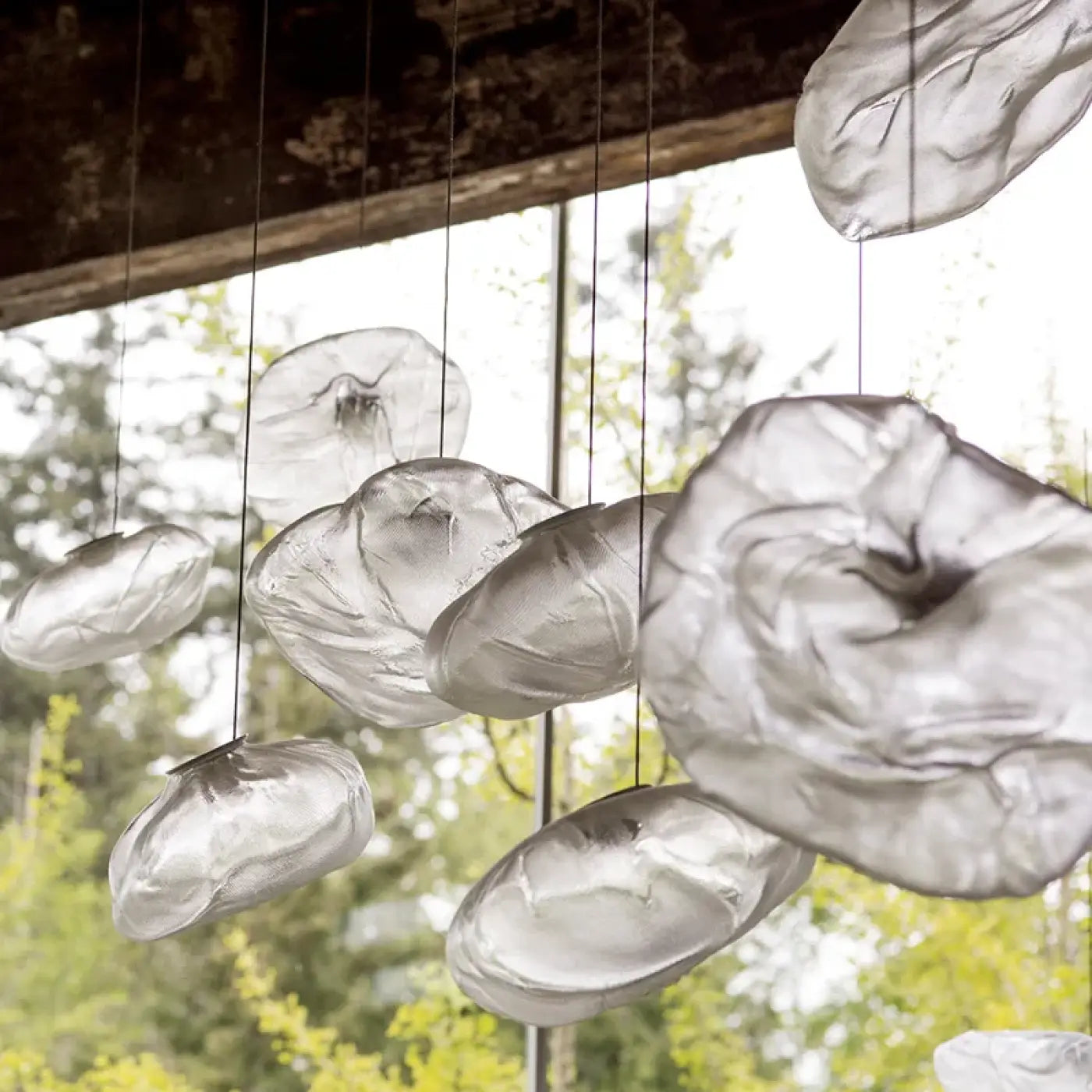 Suspension Luminaire Design en Verre - Nuas