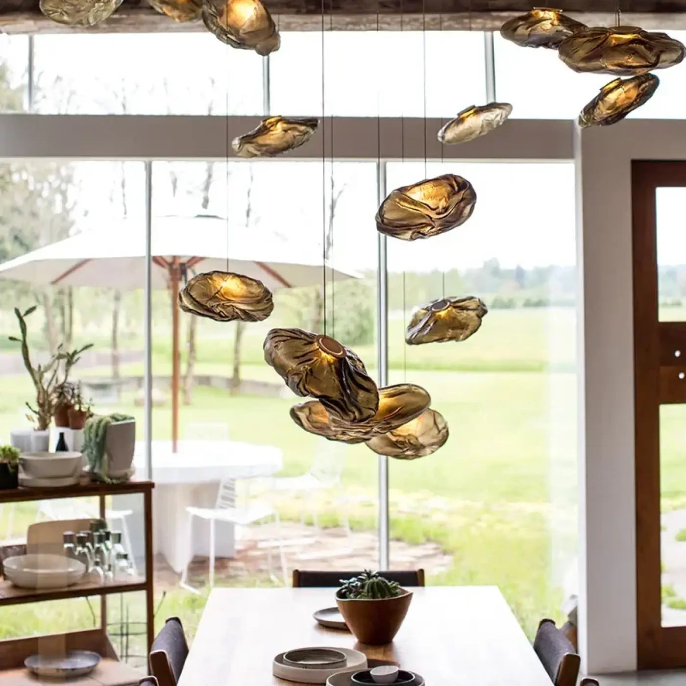 Suspension Luminaire Moderne en Verre - Nuso