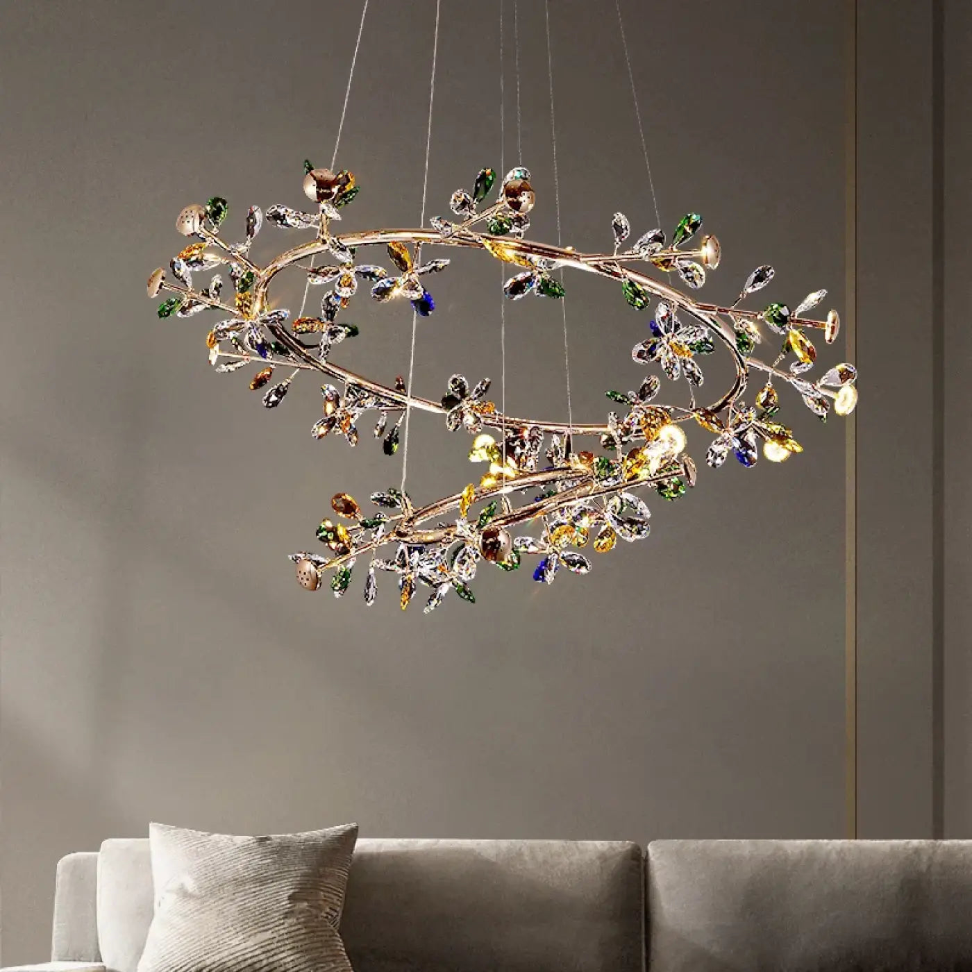 Suspension Luminaire Design en Cristal - Rita