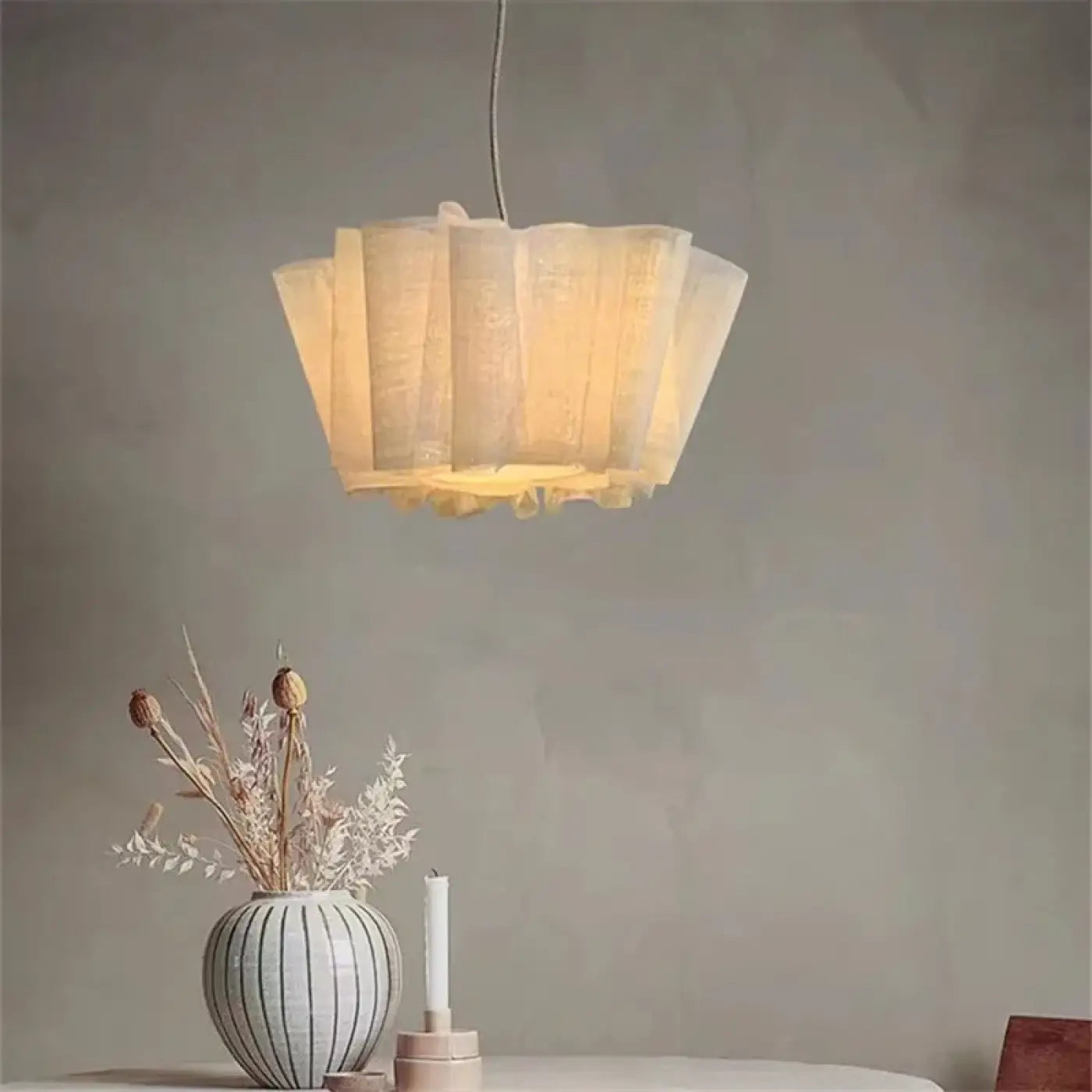 Suspension Luminaire en Tissu - Rati