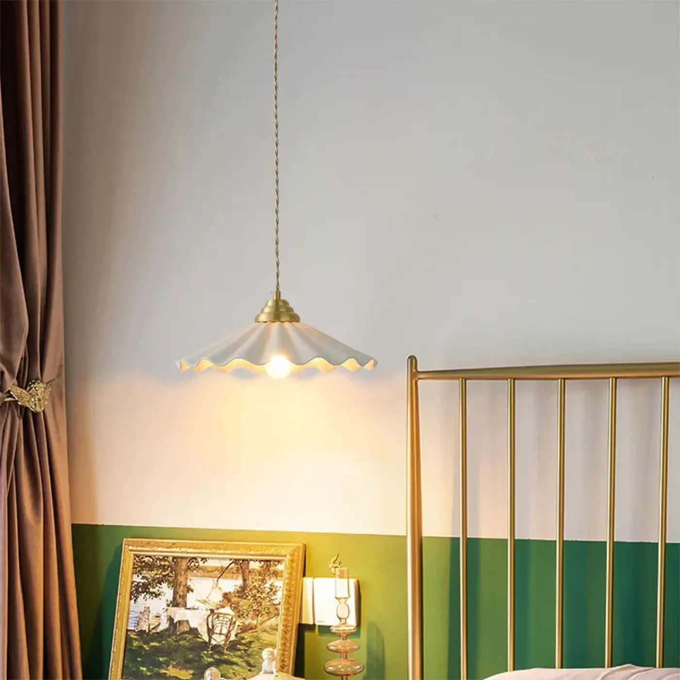 Suspension Luminaire Retro en Laiton - Tiroy