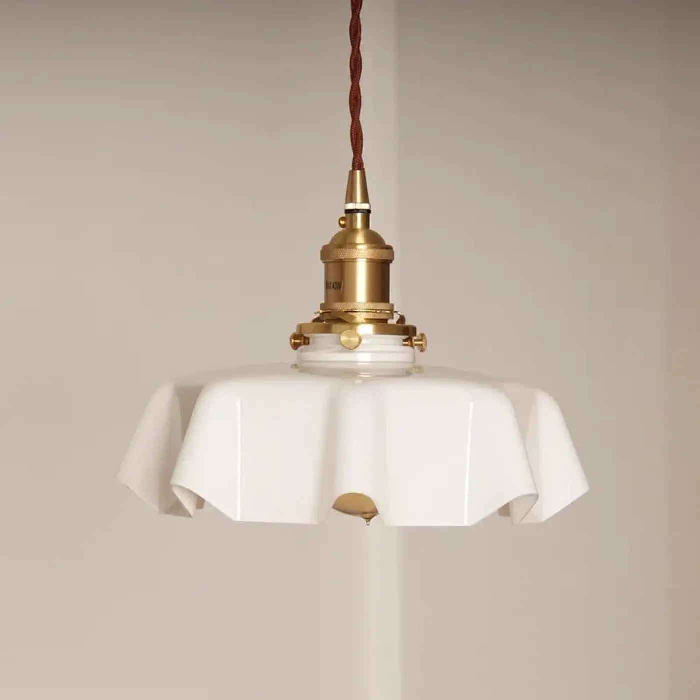 Suspension Luminaire Retro en Verre - Veron