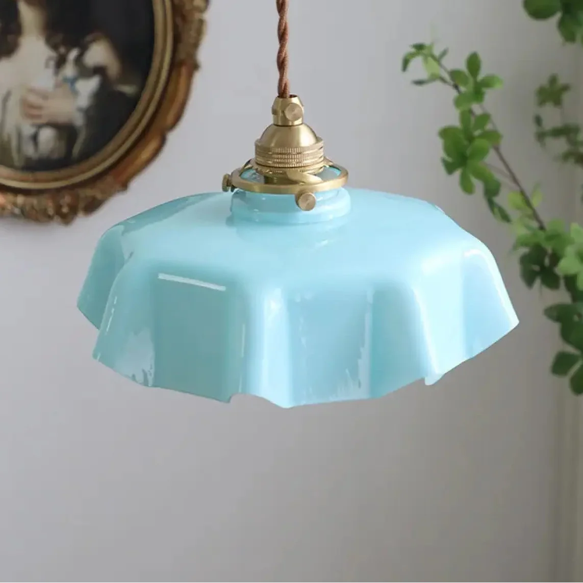 Suspension Luminaire Retro en Verre - Veron