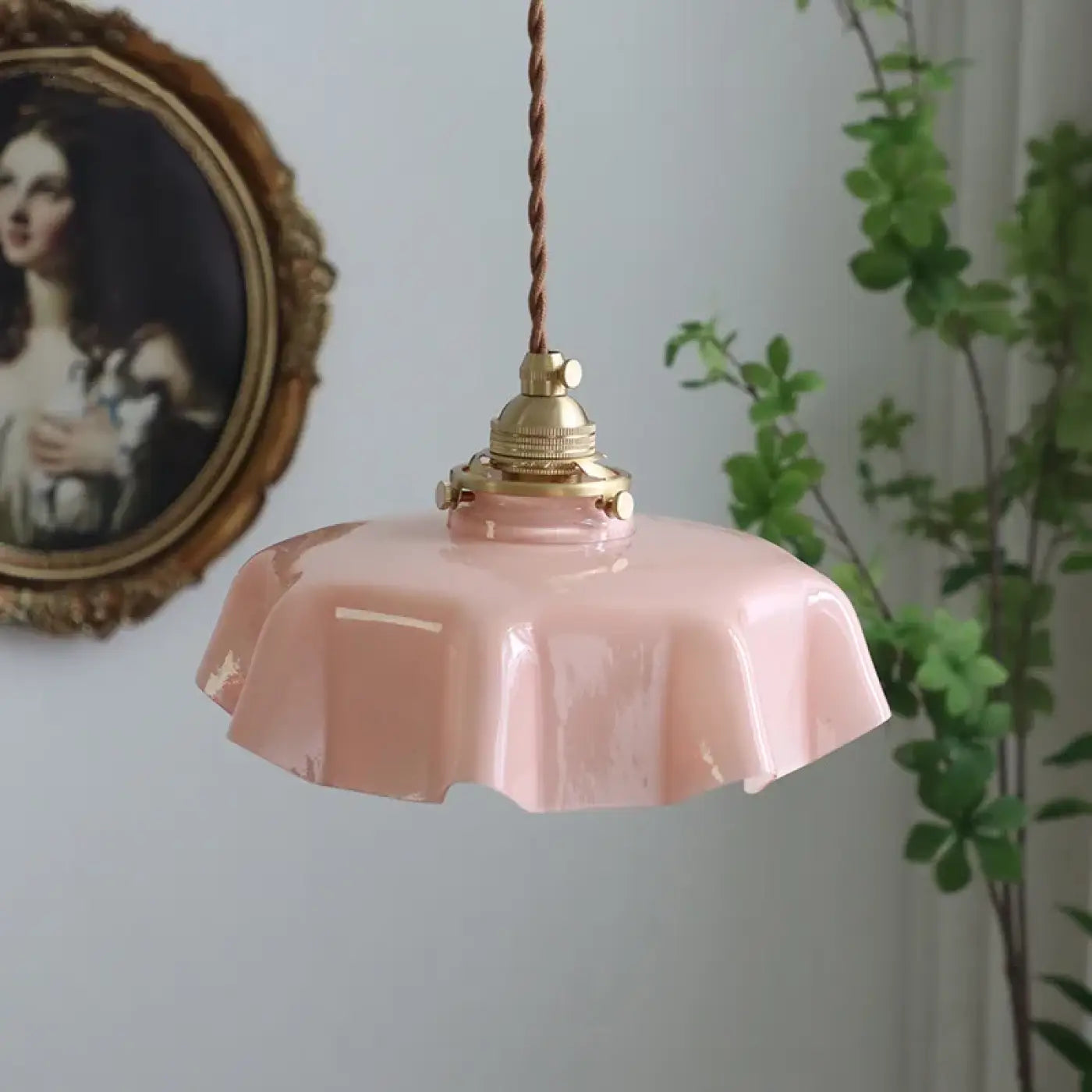 Suspension Luminaire Retro en Verre - Veron
