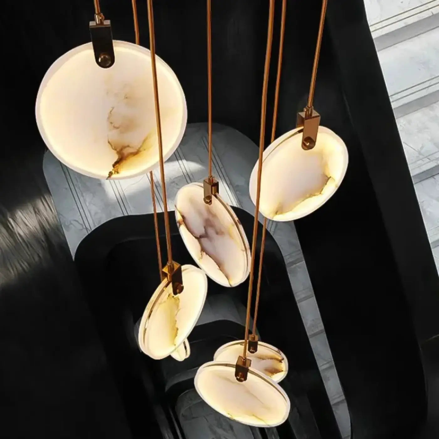 Suspension Luminaire en Laiton - Pirre