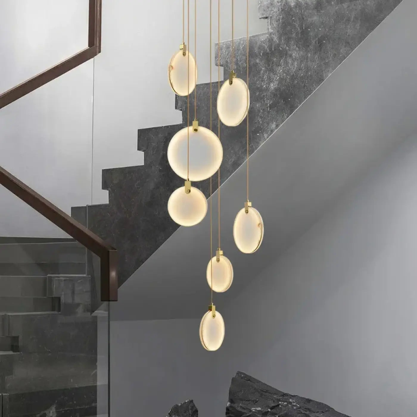 Suspension Luminaire en Laiton - Pirre