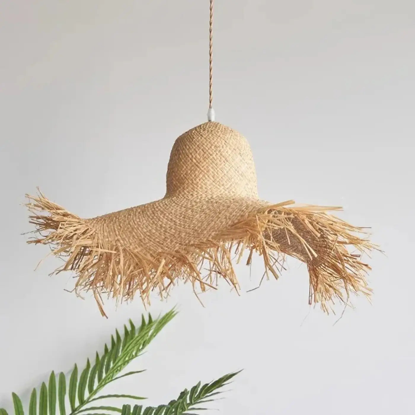 Suspension Luminaire Boheme en Rotin - Ticana