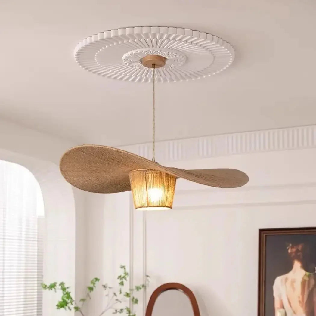 Suspension Luminaire Boheme en Rotin - Rafinia