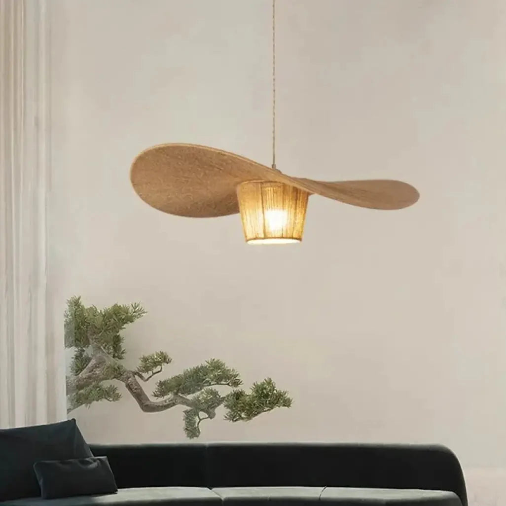 Suspension Luminaire Boheme en Rotin - Rafinia