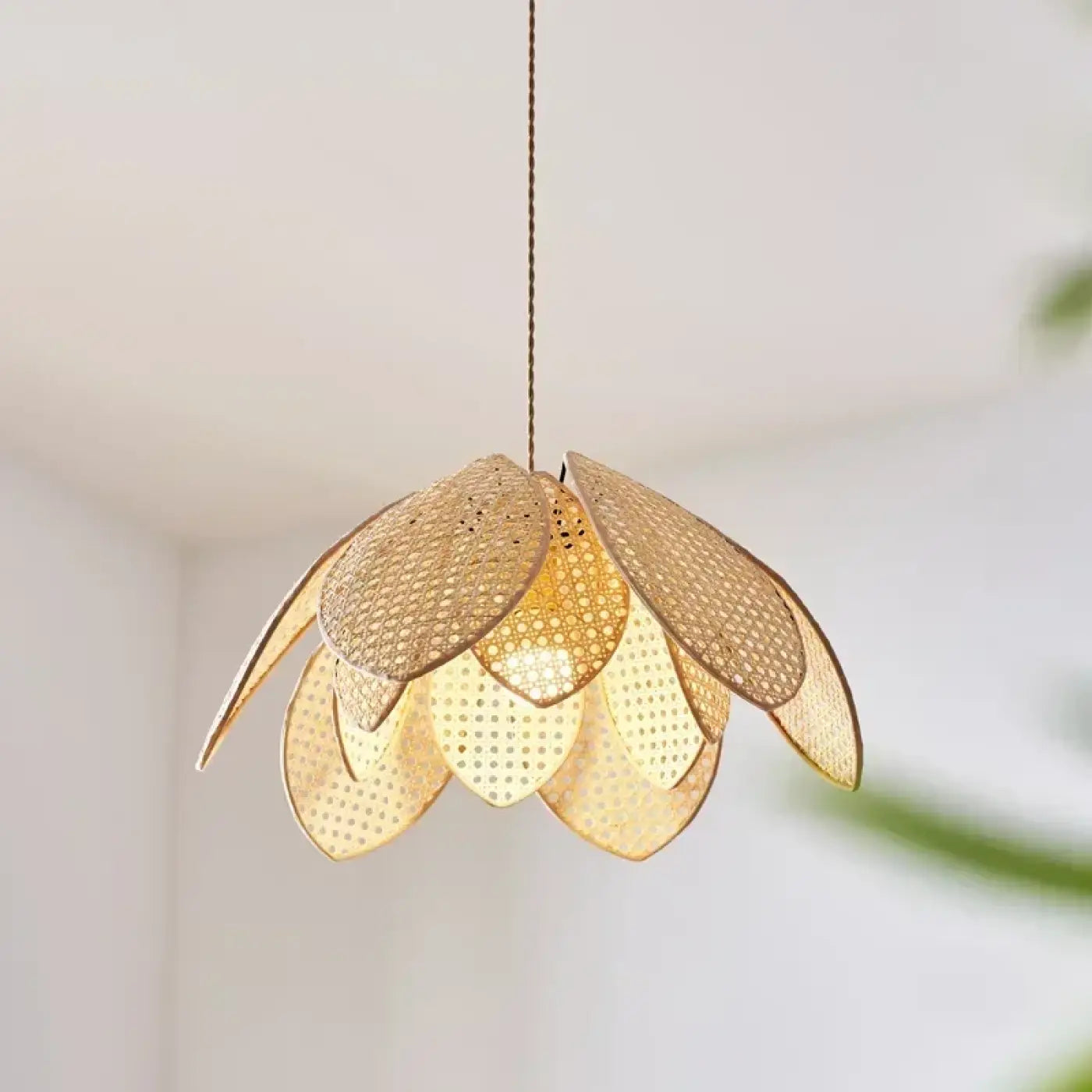 Suspension Luminaire en Rotin - Nagole