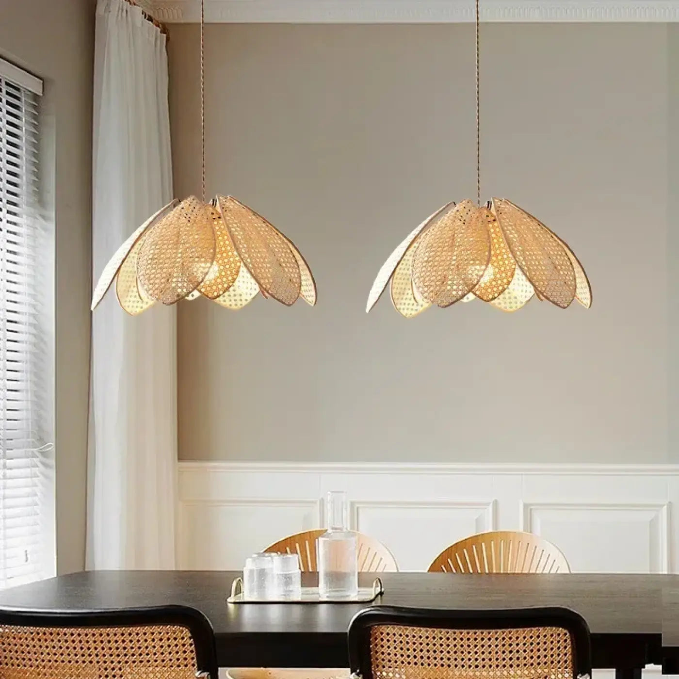 Suspension Luminaire en Rotin - Nagole