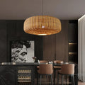 Suspension Luminaire Design en Rotin - Deza