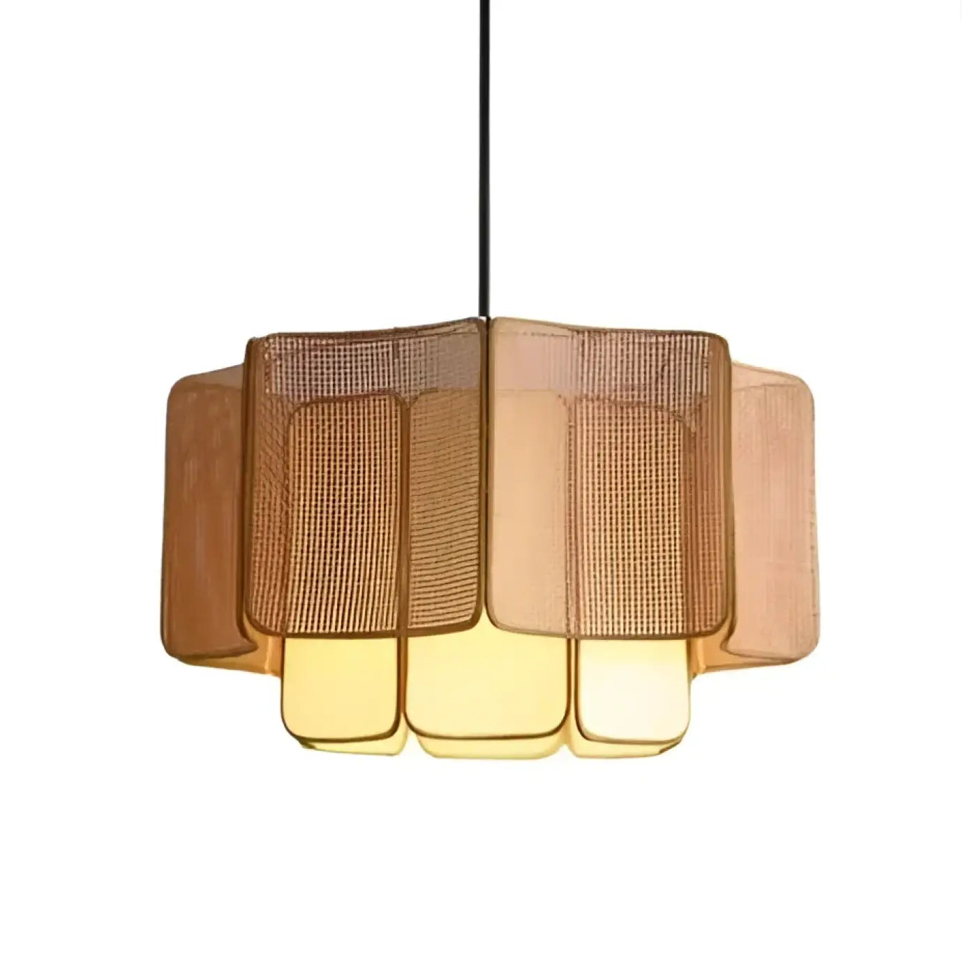 Suspension Luminaire Design en Rotin - Asurio
