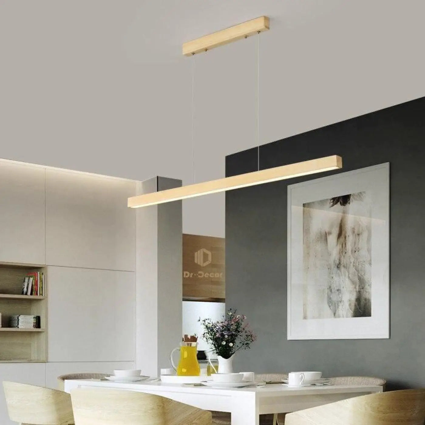 Suspension Luminaire en Bois - Bois