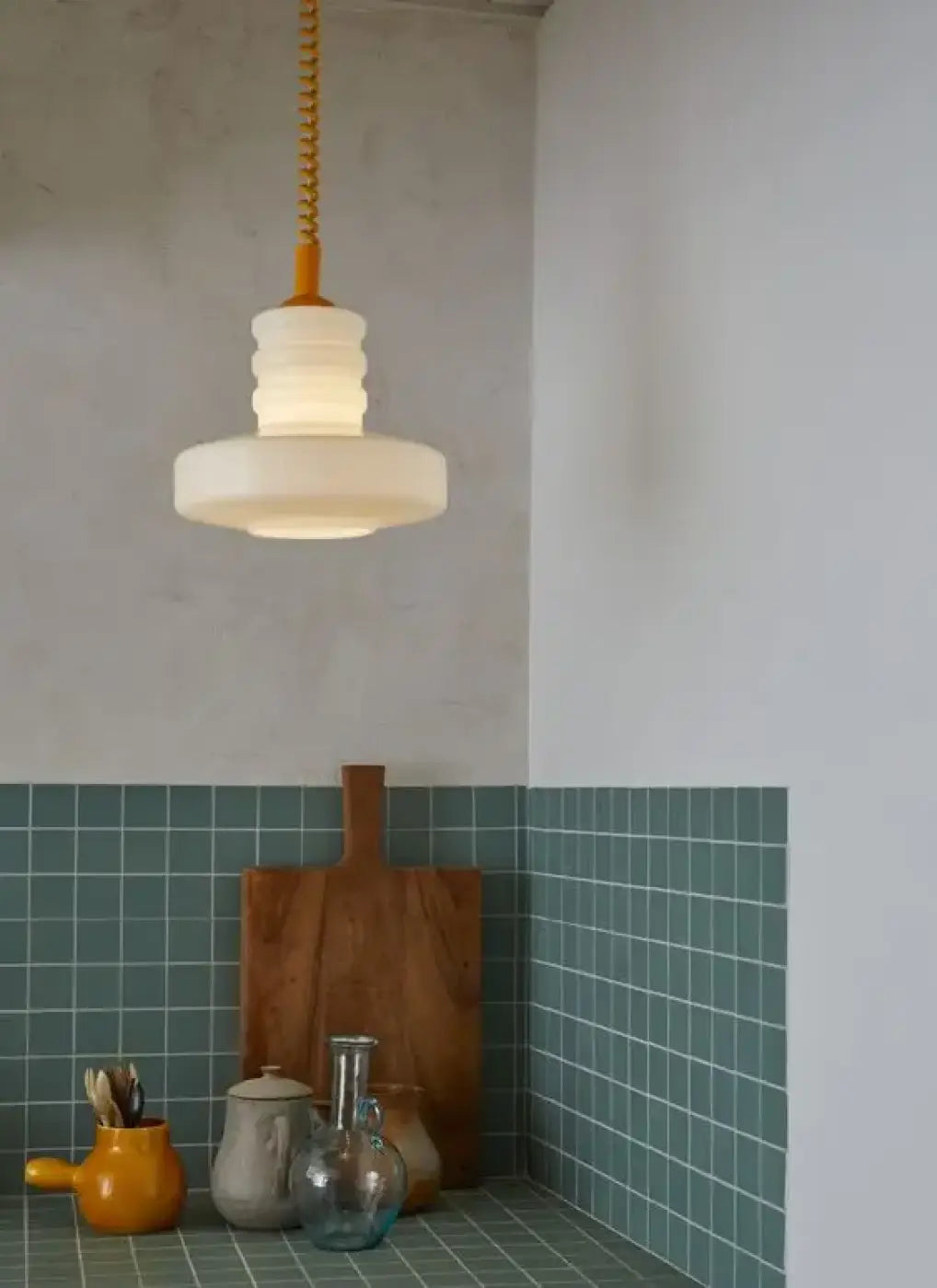 Suspension Luminaire Scandinave en Verre - Saba