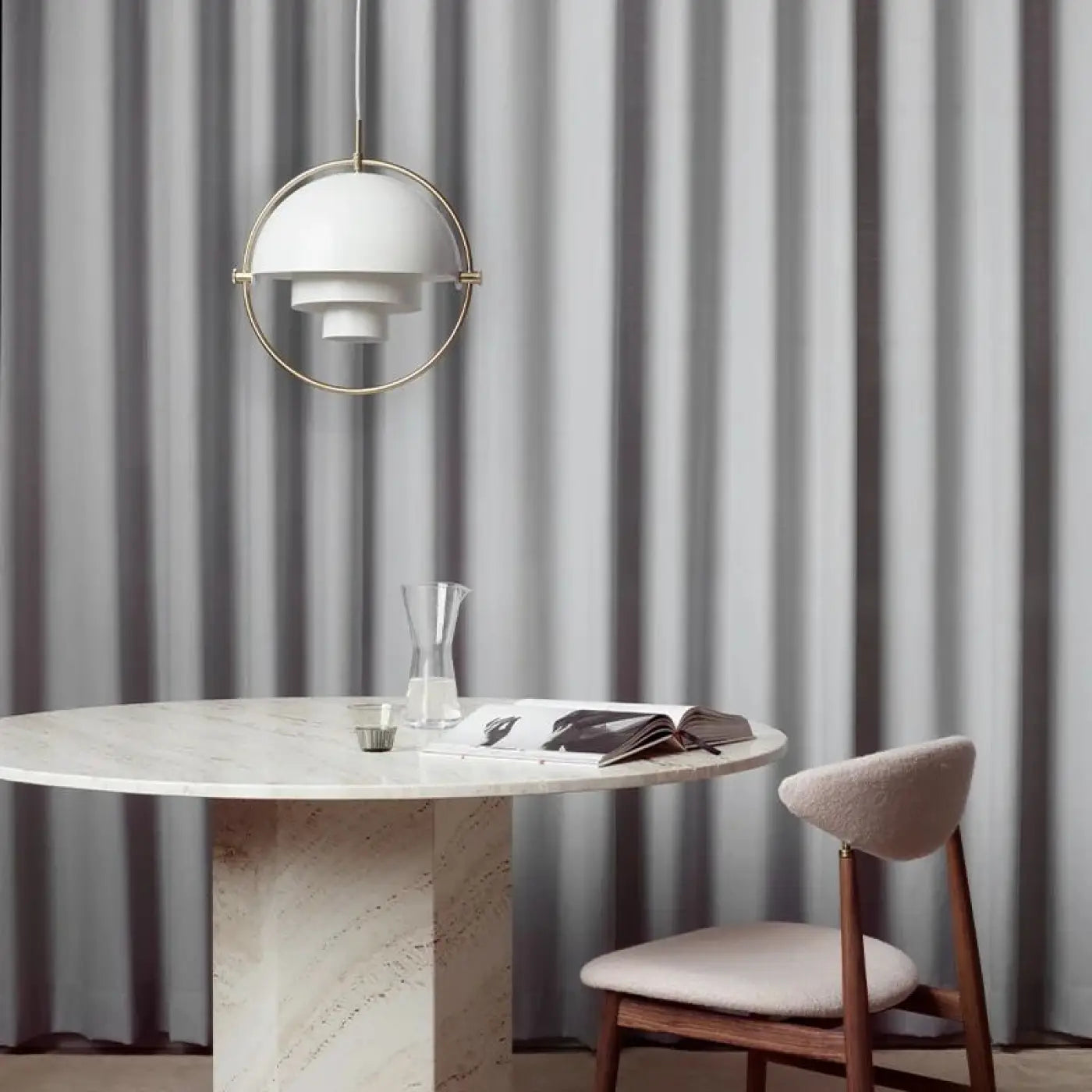 Suspension Luminaire Industriel en Metal - Dusi