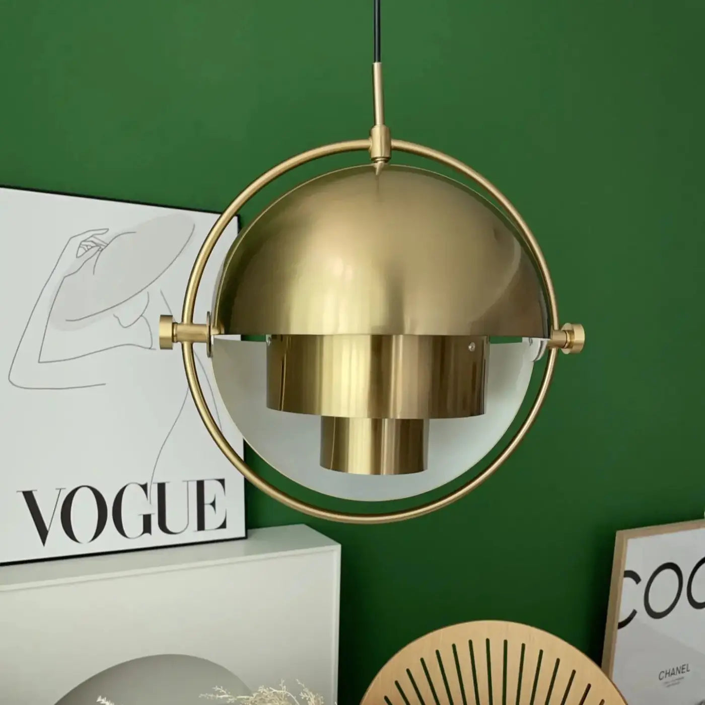 Suspension Luminaire Industriel en Metal - Dusi