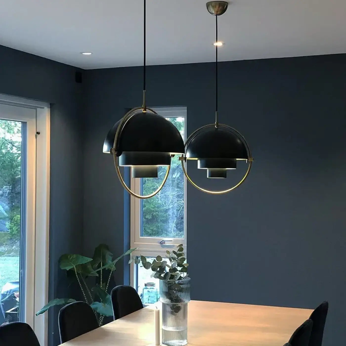 Suspension Luminaire Industriel en Metal - Dusi