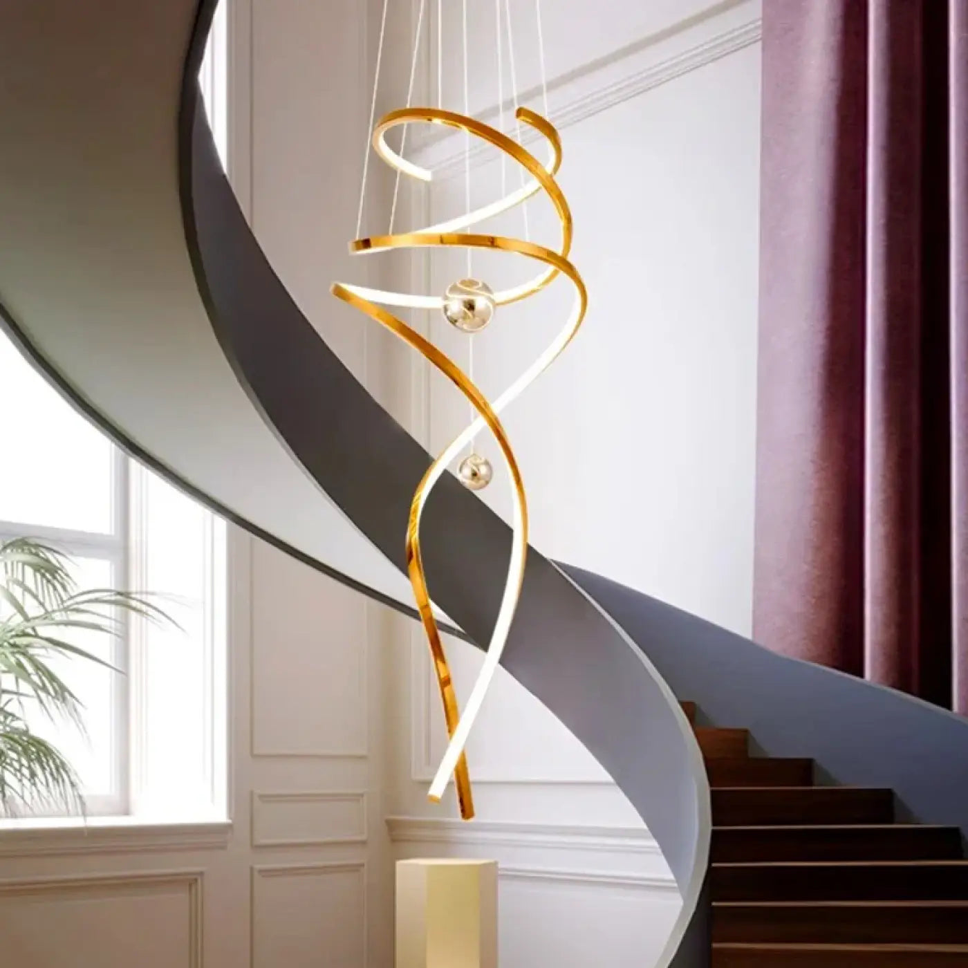 Suspension Luminaire Design - Spiral