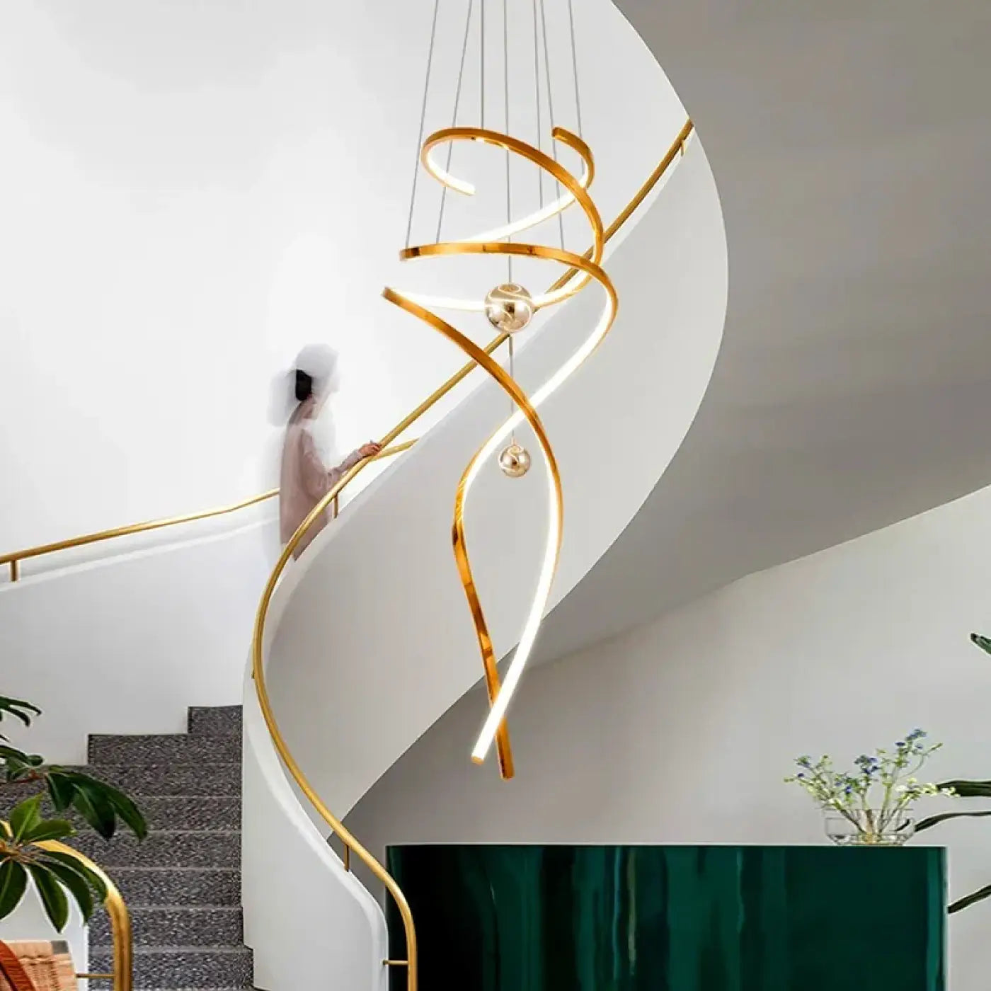 Suspension Luminaire Design - Spiral