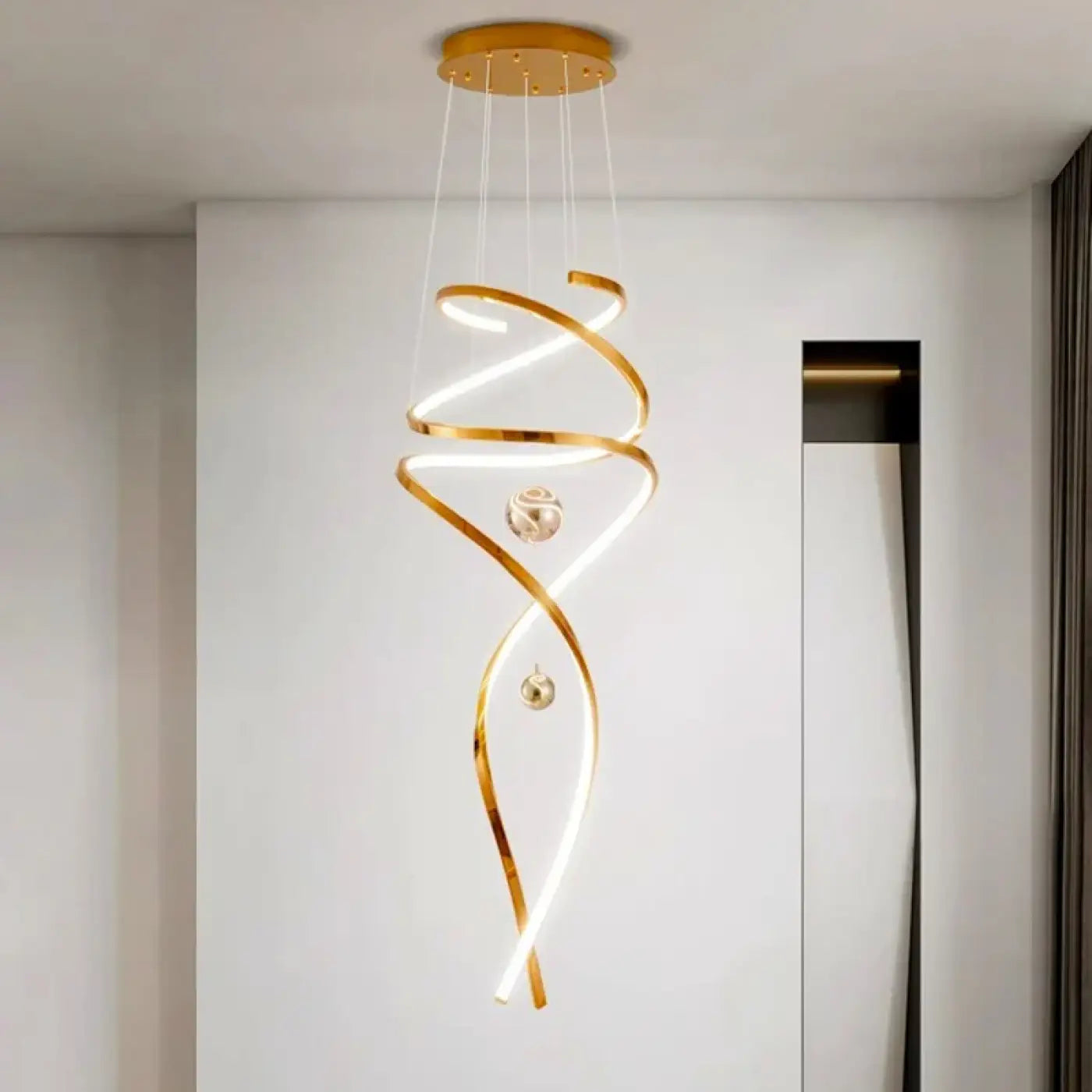 Suspension Luminaire Design - Spiral