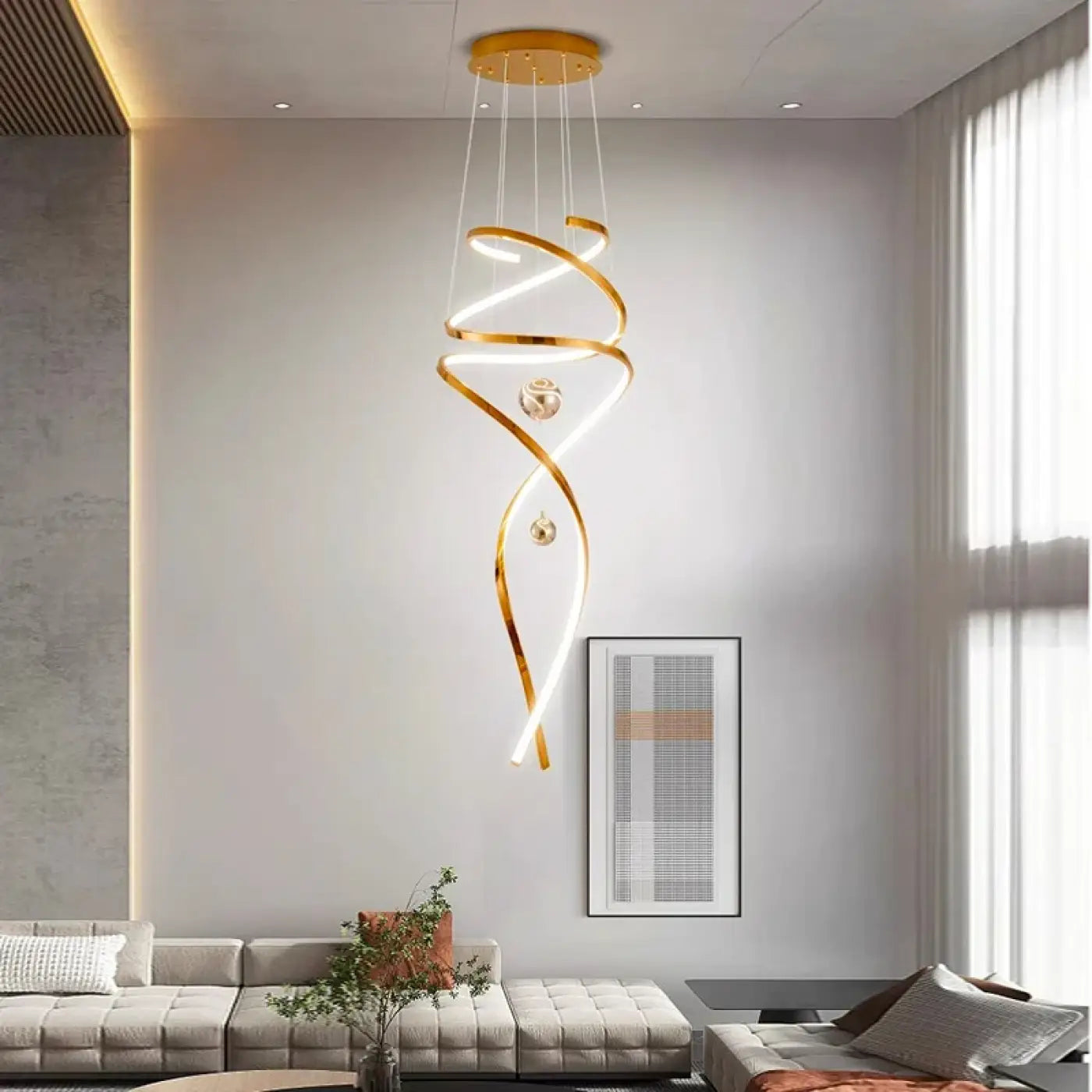 Suspension Luminaire Design - Spiral