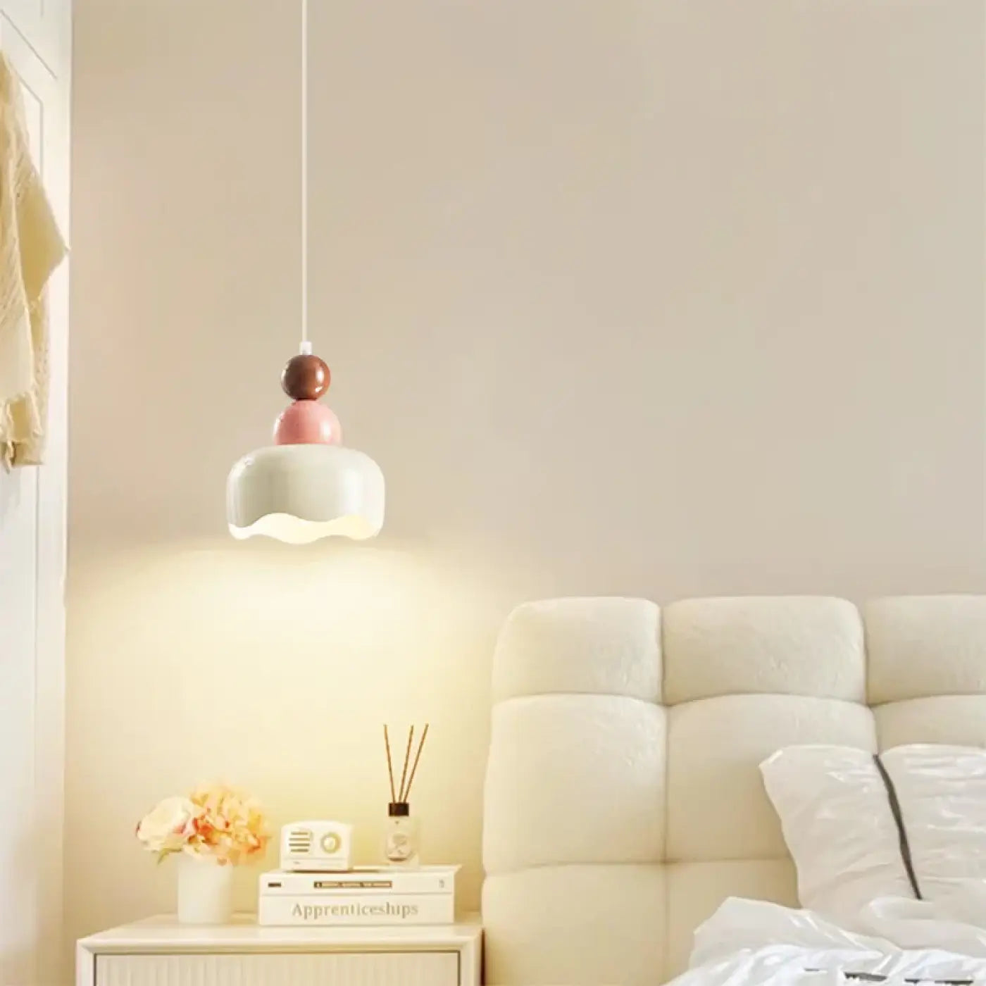 Suspension Luminaire Chic - Creme