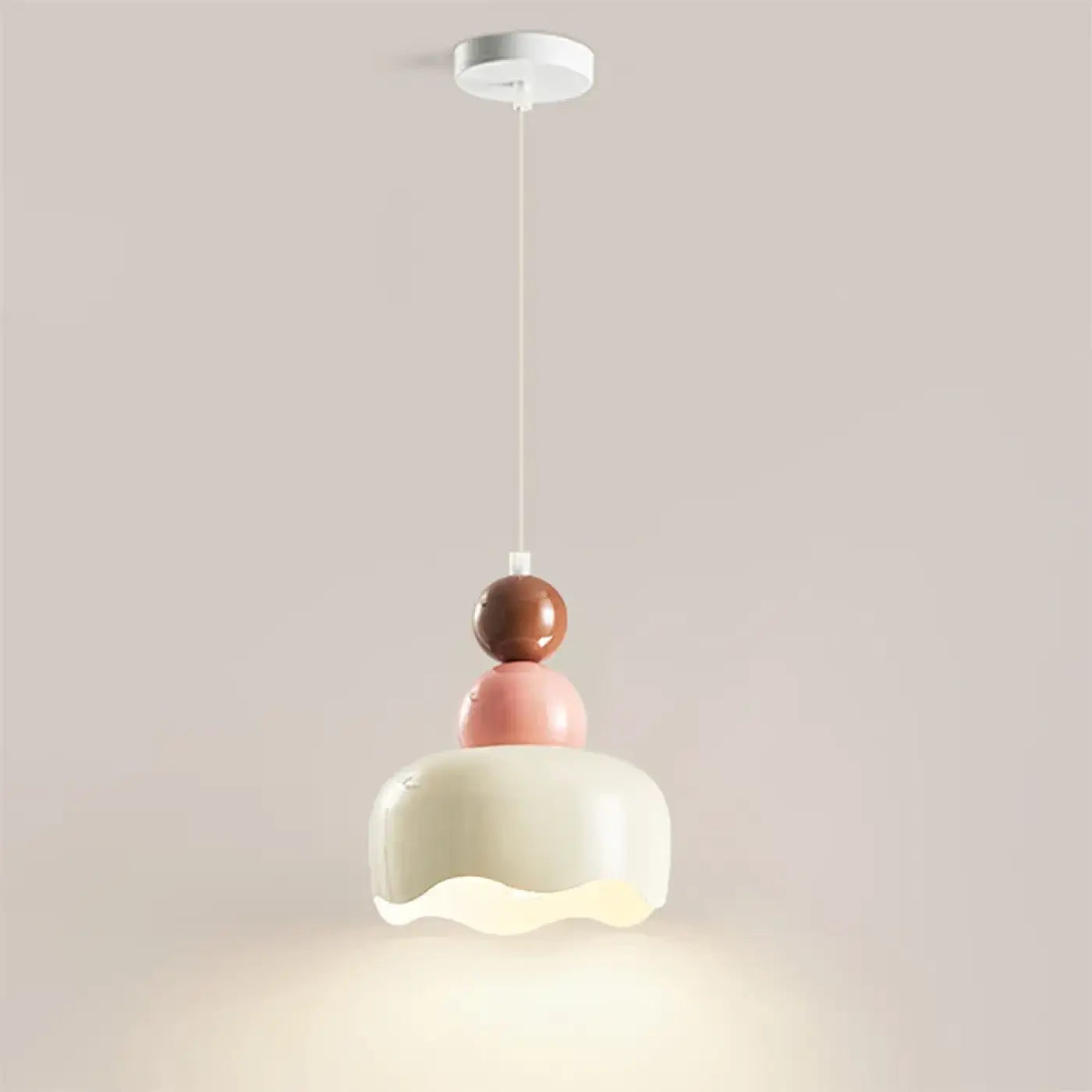 Suspension Luminaire Chic - Creme