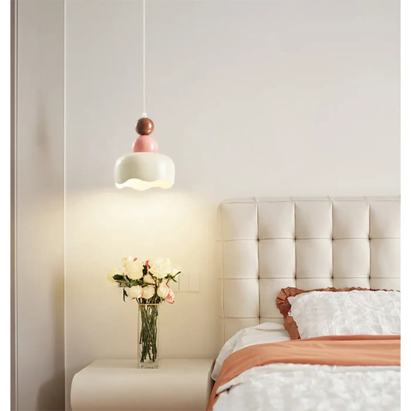 Suspension Luminaire Chic - Creme