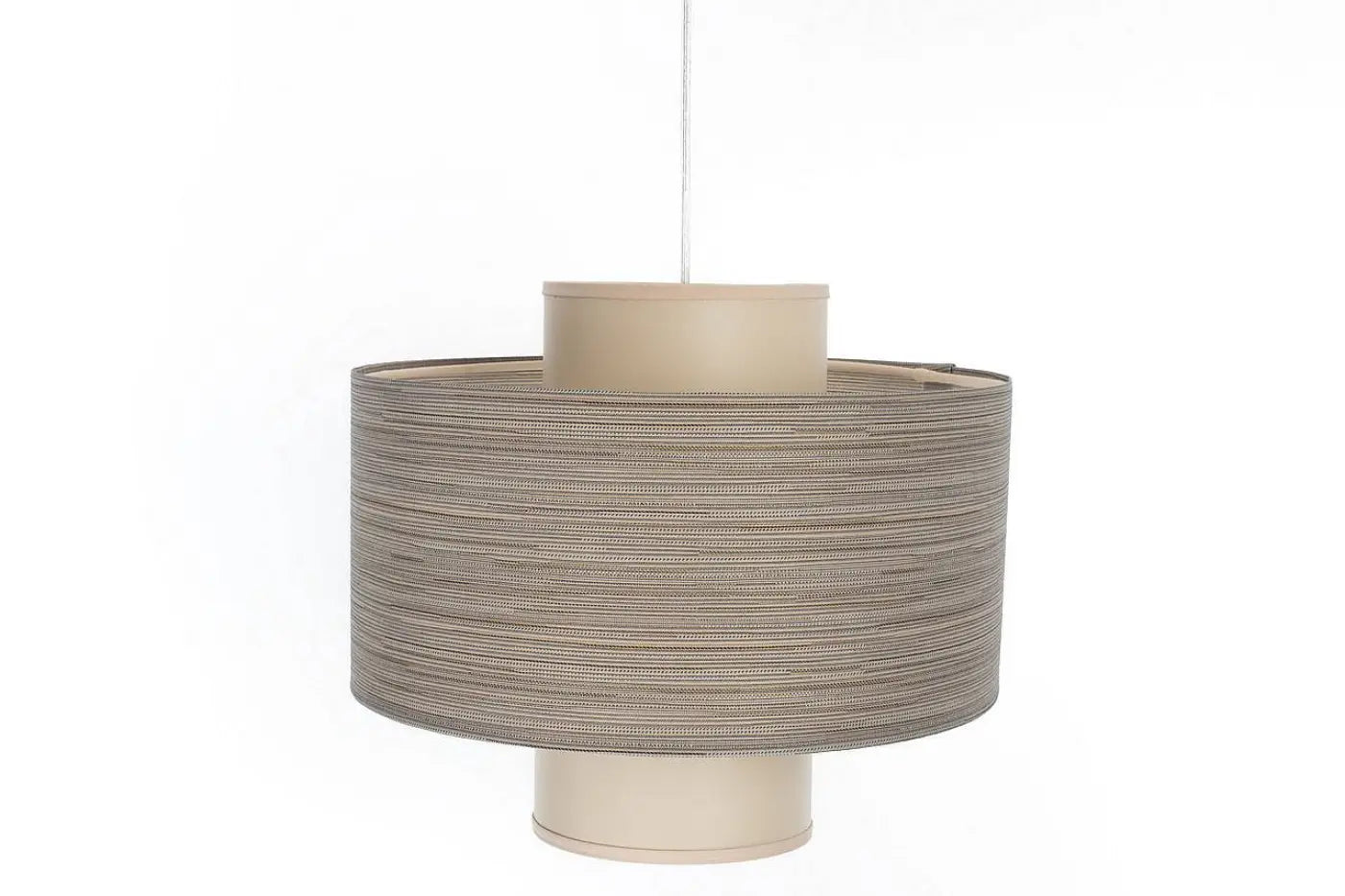 Suspension Luminaire Design - Twin (Beige/Crème)