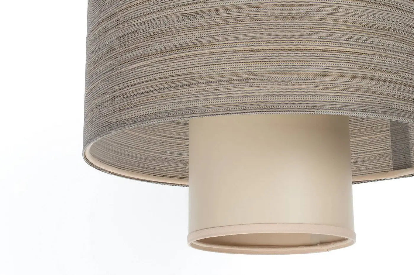 Suspension Luminaire Design - Twin (Beige/Crème)