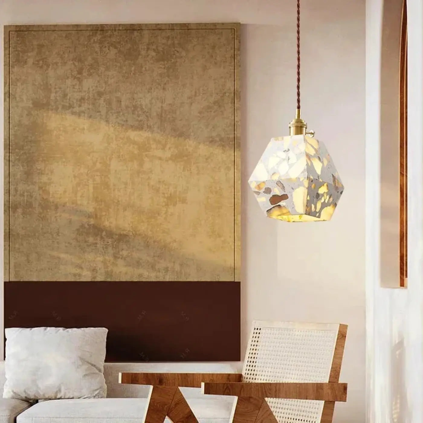 Suspension Luminaire en Rotin - Rozo